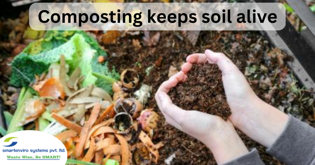 Composting keeps soil alive