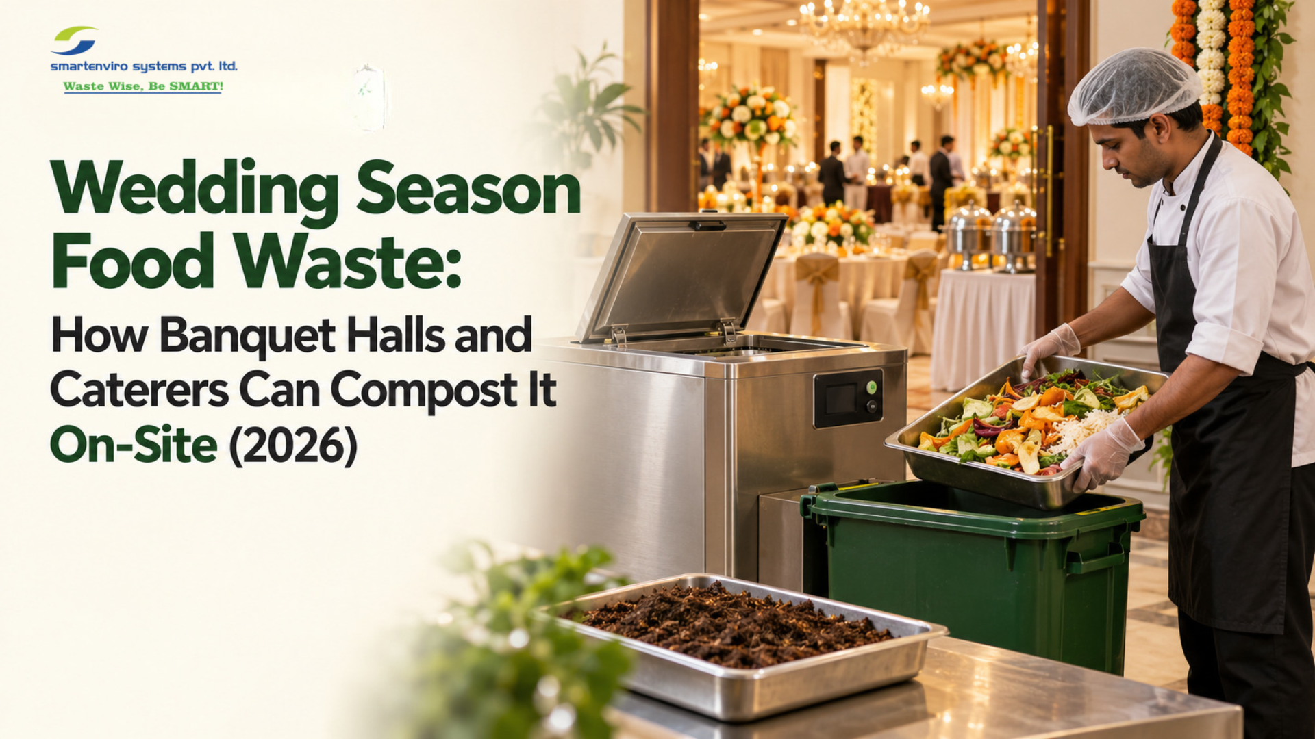 Wedding Season Food Waste: How Banquet Halls and Caterers Can Compost It On-Site (2026)